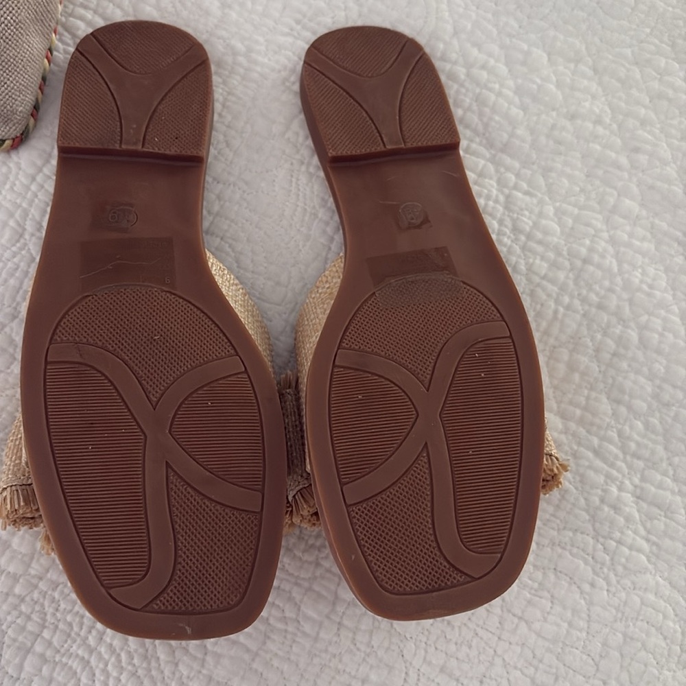 Lemonade Bow Rafia Sandals SS 9 - Picture 6 of 16